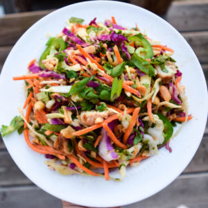 Rainbow Cabbage Salad