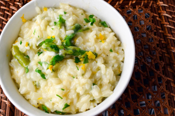 Lemon and Asparagus Risotto