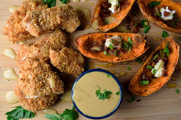 Honey BBQ Chicken Fingers