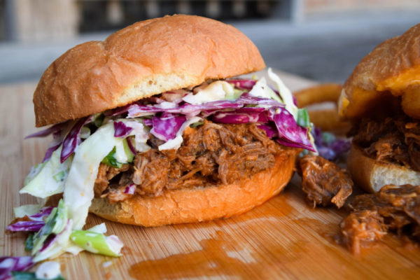 Shredded Beef and Pork Sandwiches