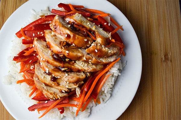 Teriyaki Chicken and Coconut Rice