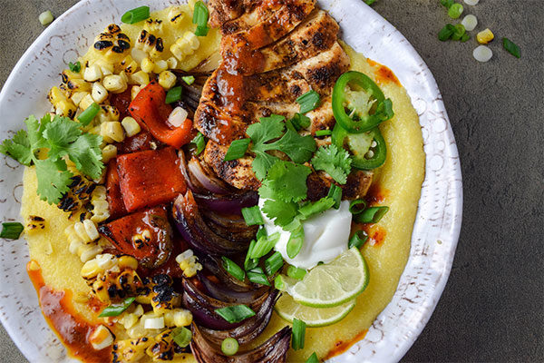 Fajita Polenta Bowl