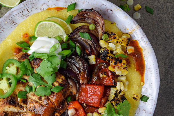 Fajita Polenta Bowl