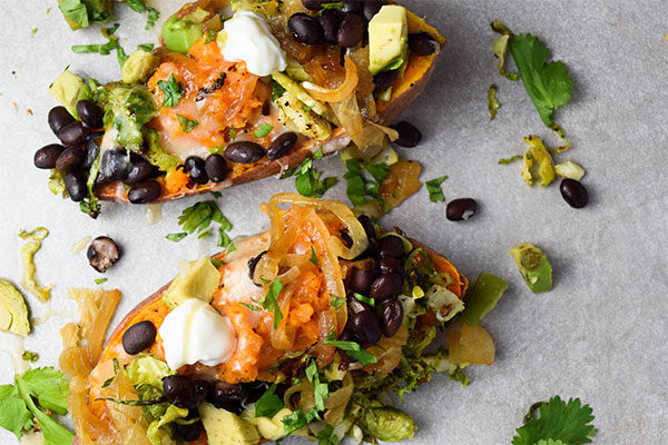 Stuffed Sweet Potatoes