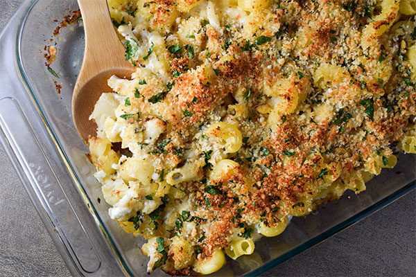 Cauliflower and Pasta Bake