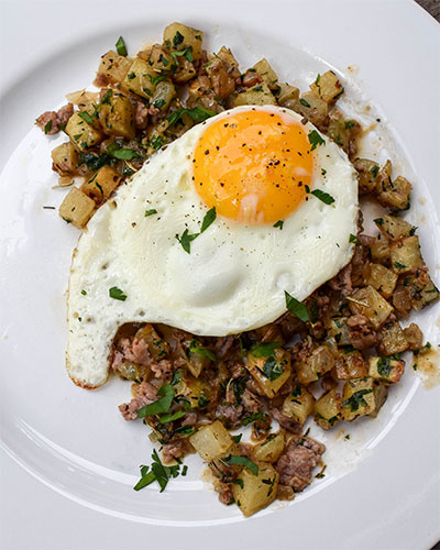 Sausage and Potato Breakfast Hash