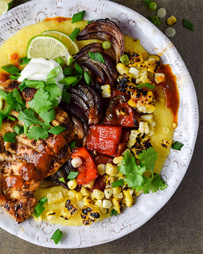 Fajita Polenta Bowl
