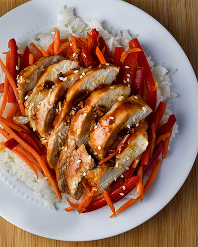 Teriyaki Chicken and Coconut Rice